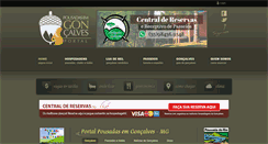 Desktop Screenshot of pousadasemgoncalves.com